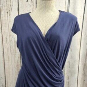 Tommy Bahama Tambour Faux Wrap Dress - Size M